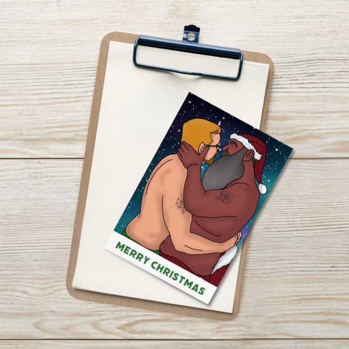 Fine Art Postcard - Mr. & Mr. Clause