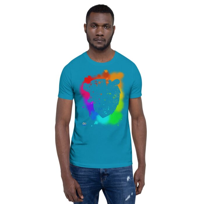 Short Sleeve Tee - Bear Paint Rainbow - Image 8