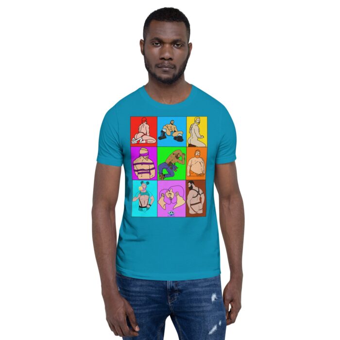 Short Sleeve Tee - Color Block Dudes - Image 7