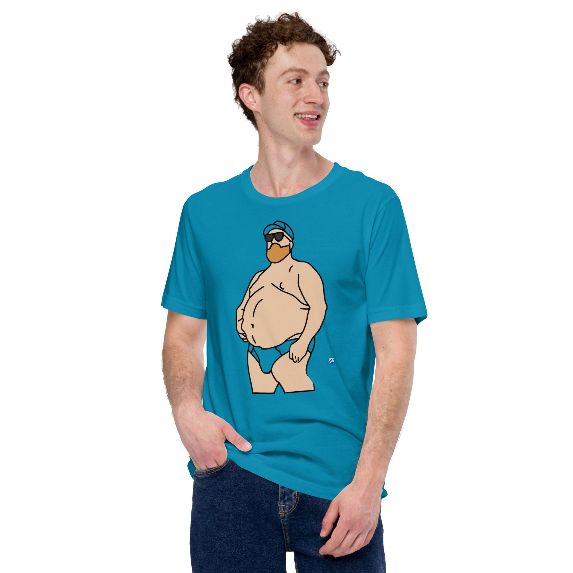 Short Sleeve Tee - Chub in Hat - Image 7