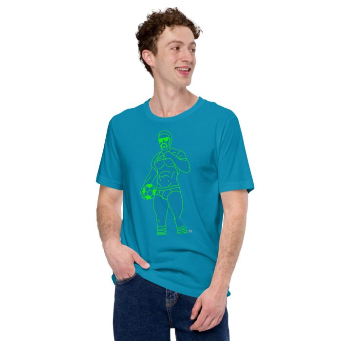 Short Sleeve Tee - Pop Art Soccer Player - Image 26
