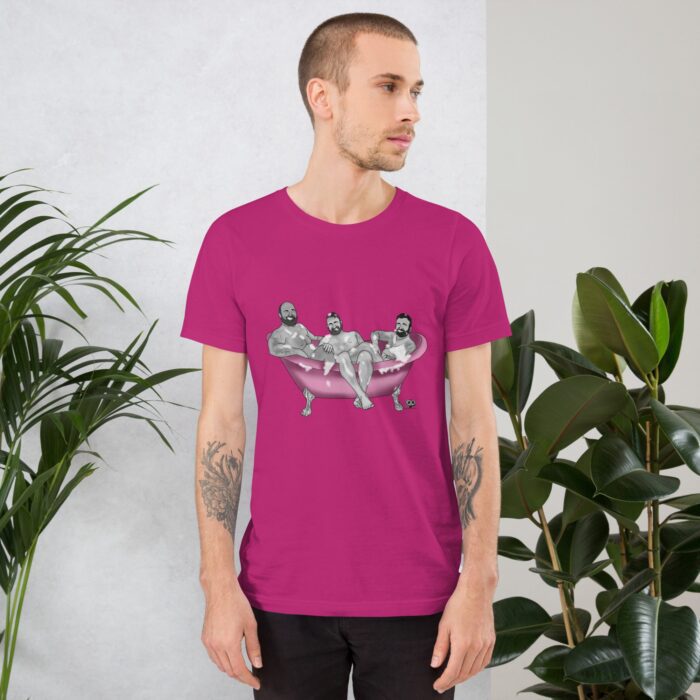 Short Sleeve Tee - 3 Bears in a Tub - Image 18