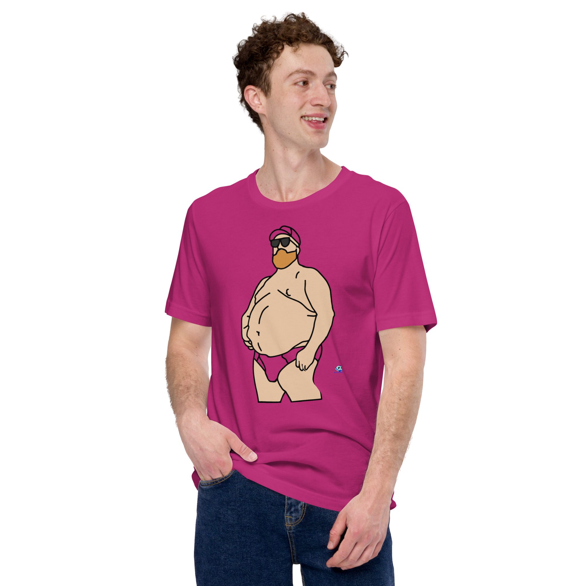 Short Sleeve Tee - Chub in Hat - Image 5