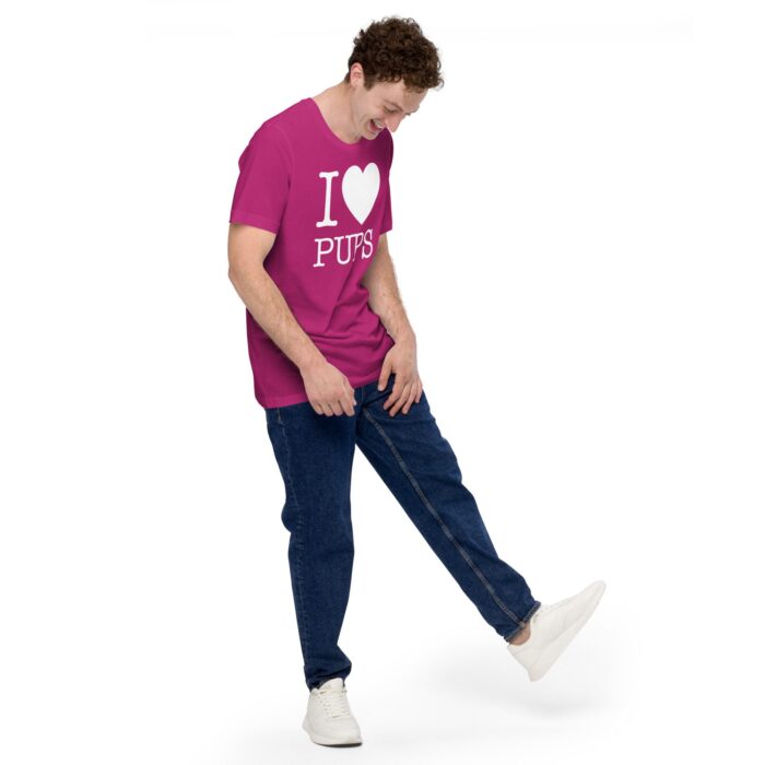 Short Sleeve Tee - I Heart Pups - Image 24