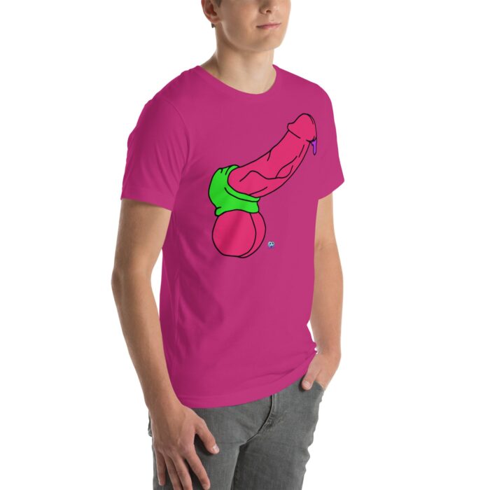 Short Sleeve Tee - Pop Art Cock and Ball Stretcher - Image 31