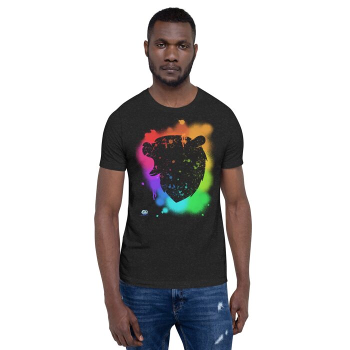 Short Sleeve Tee - Bear Paint Rainbow
