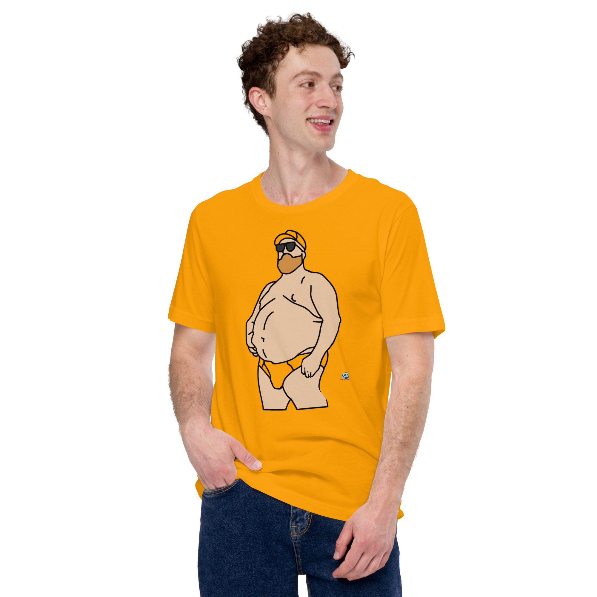 Short Sleeve Tee - Chub in Hat - Image 10