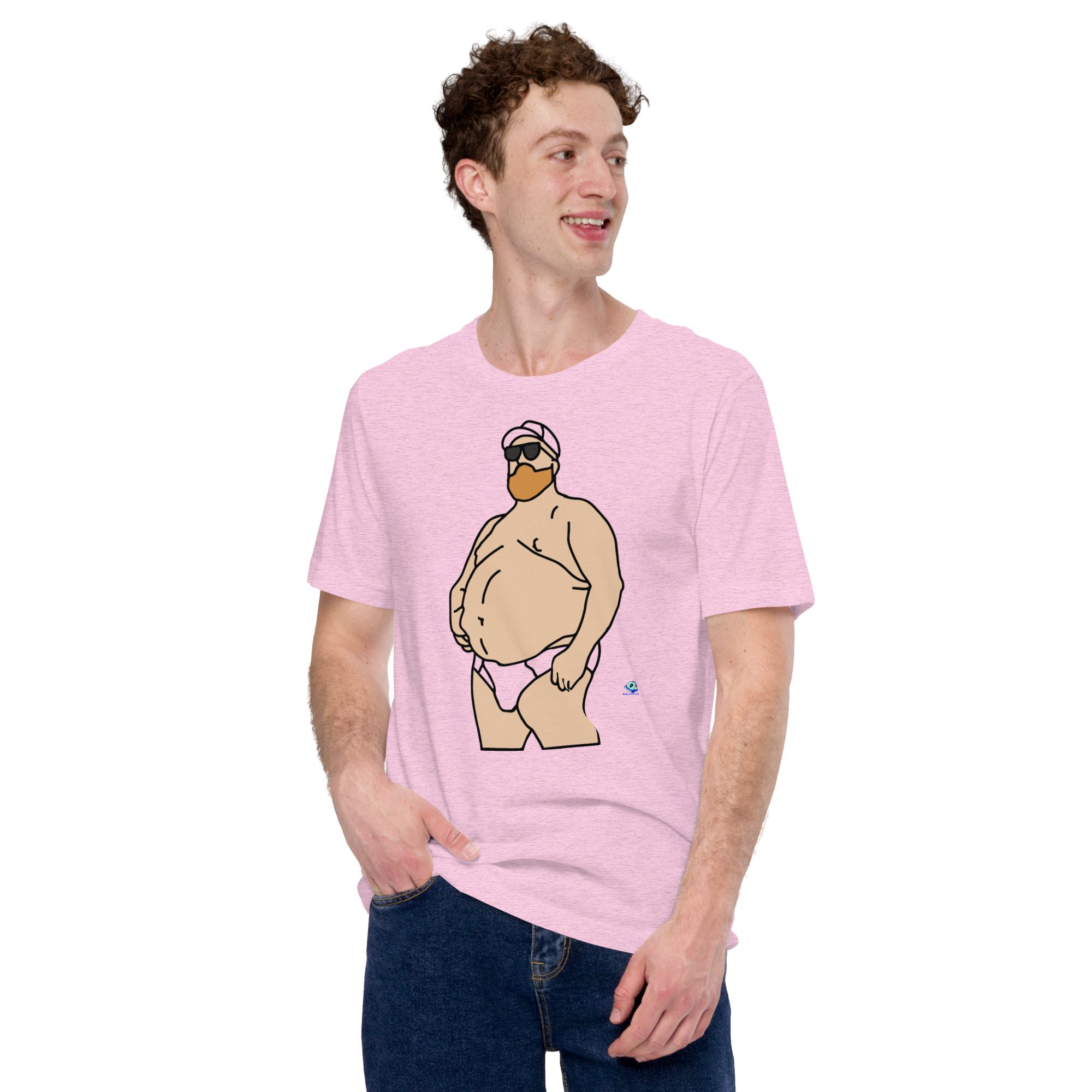 Short Sleeve Tee - Chub in Hat - Image 11