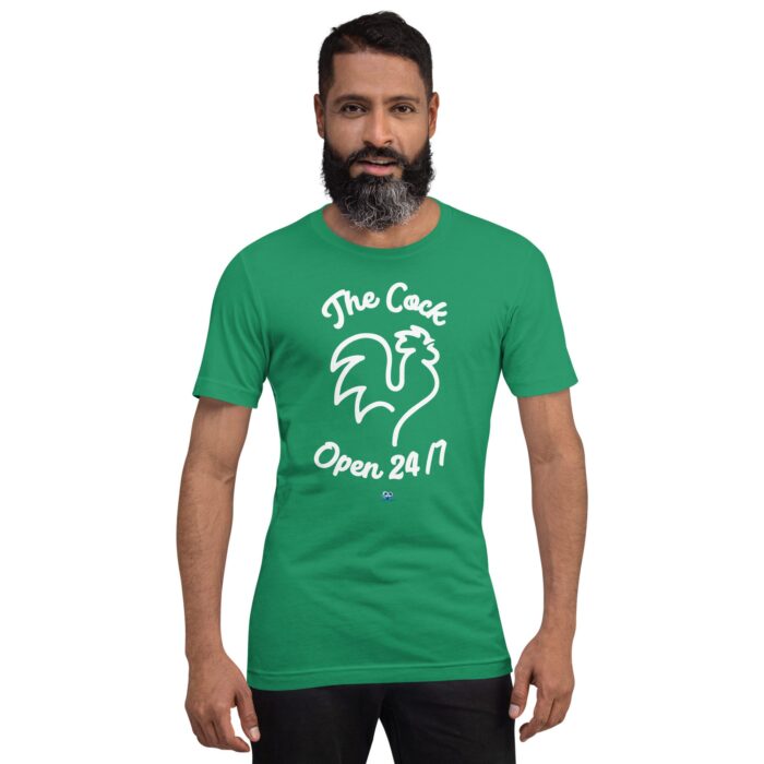 Short Sleeve Tee - The Cock Open 24/7 - Image 7