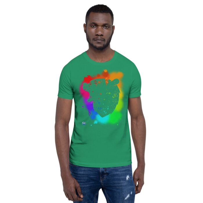 Short Sleeve Tee - Bear Paint Rainbow - Image 9