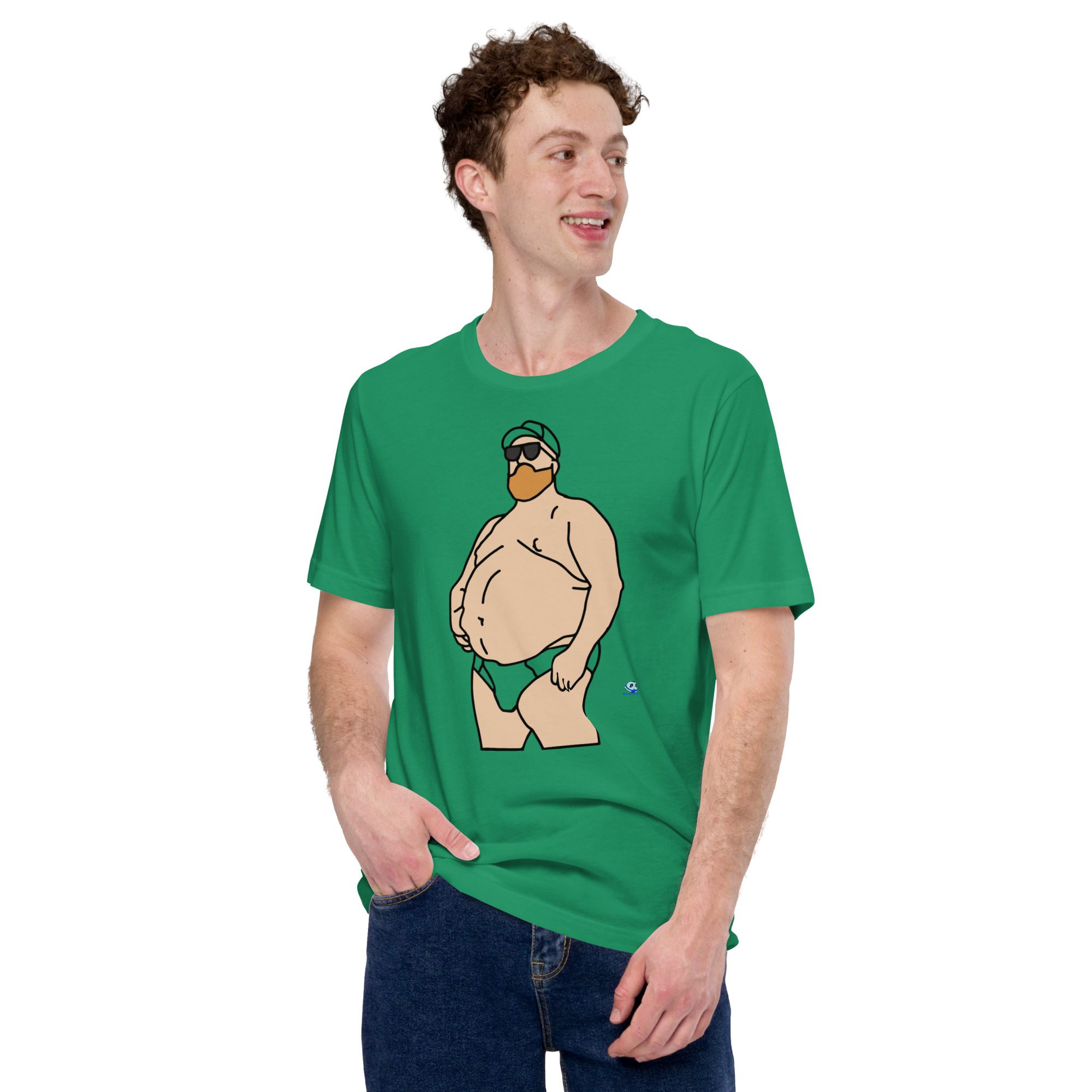 Short Sleeve Tee - Chub in Hat - Image 8