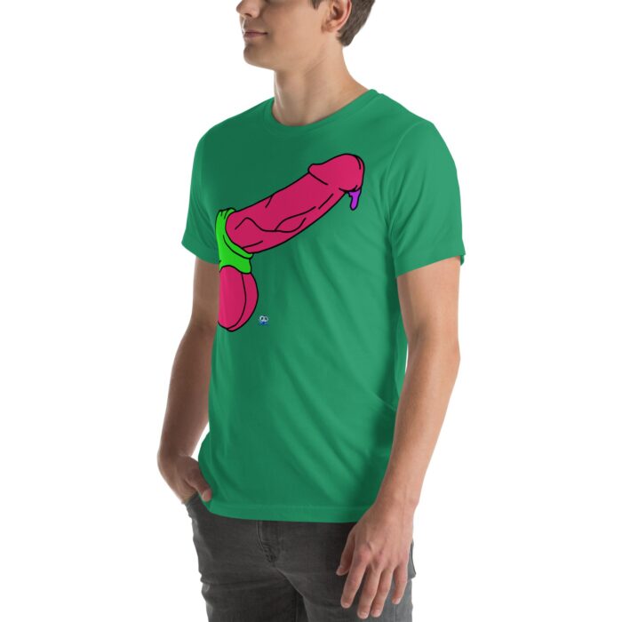 Short Sleeve Tee - Pop Art Cock and Ball Stretcher - Image 47
