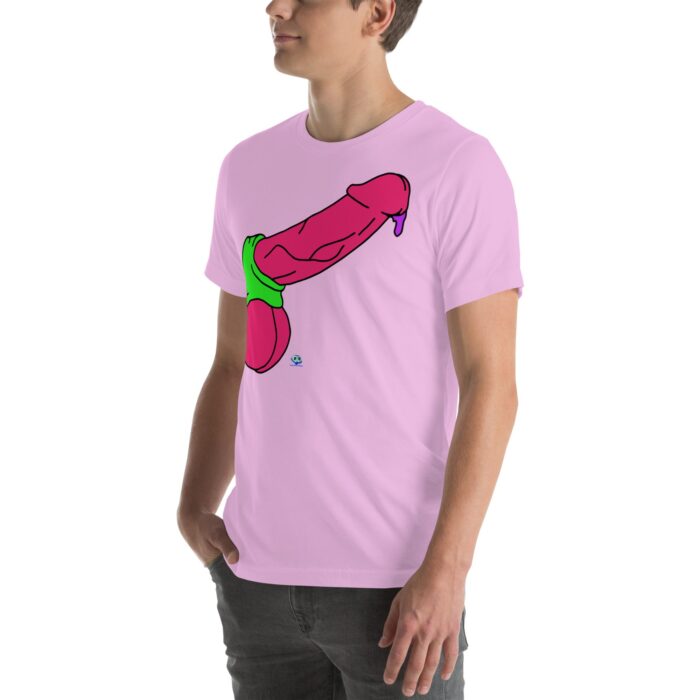 Short Sleeve Tee - Pop Art Cock and Ball Stretcher - Image 70