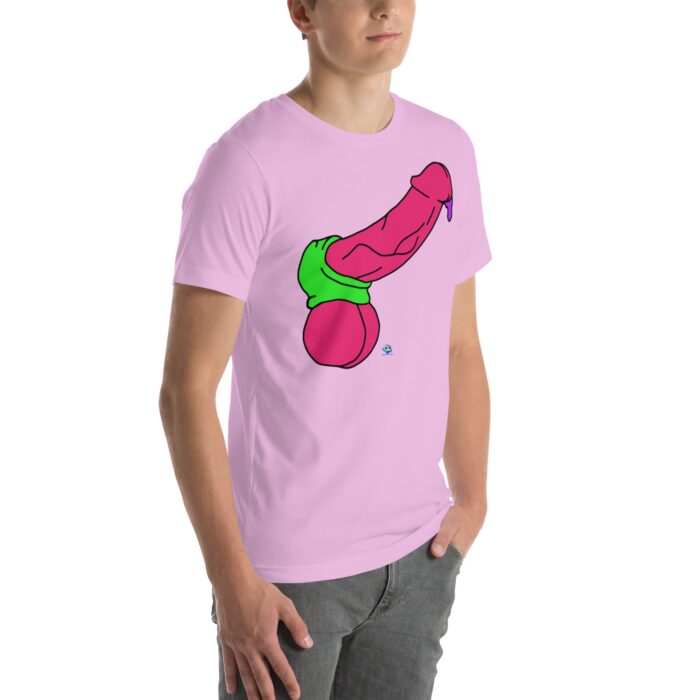 Short Sleeve Tee - Pop Art Cock and Ball Stretcher - Image 72