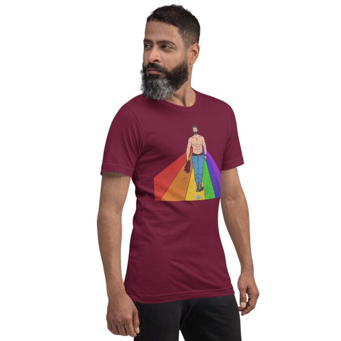 Short Sleeve Tee - Rainbow Road - Image 4