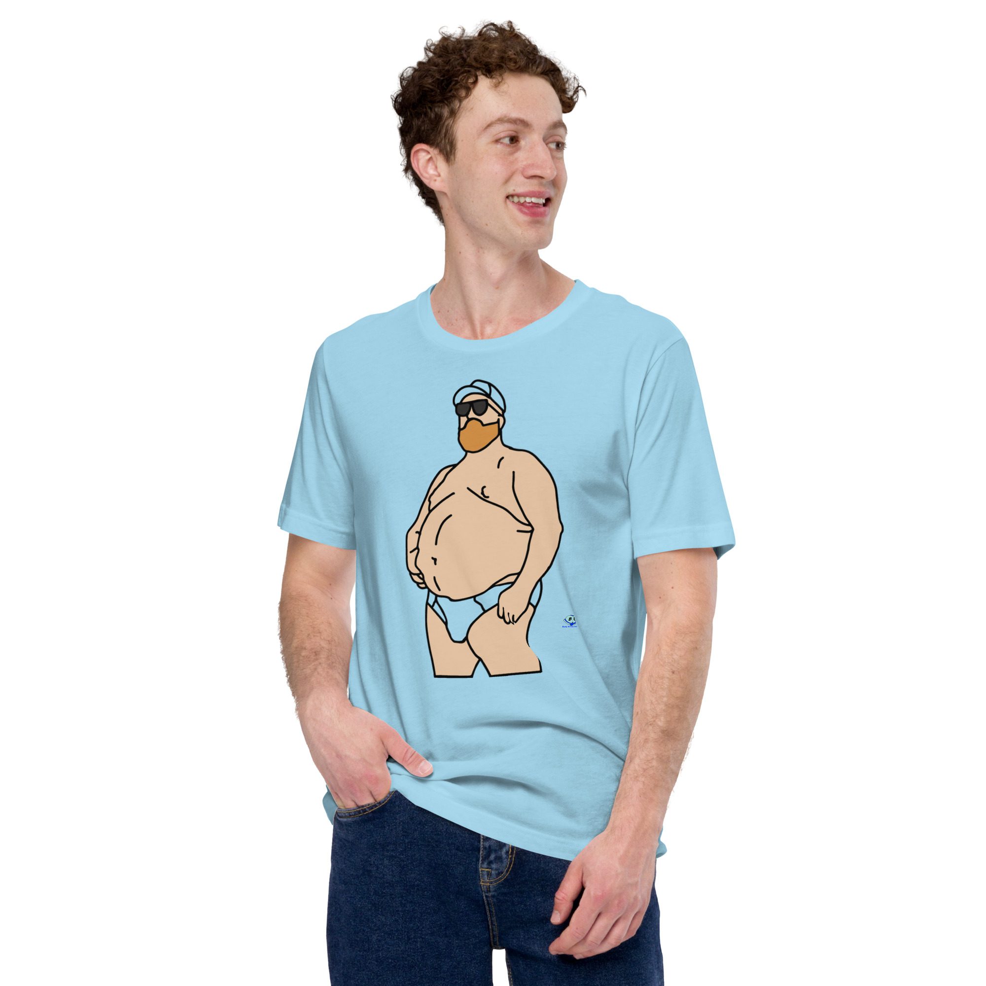 Short Sleeve Tee - Chub in Hat - Image 13