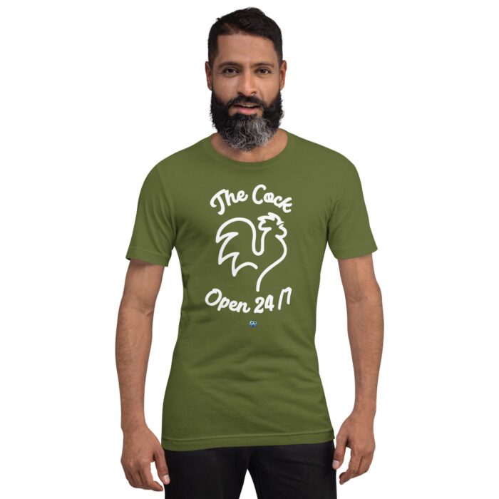 Short Sleeve Tee - The Cock Open 24/7 - Image 5