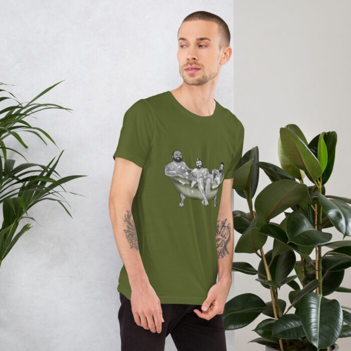 Short Sleeve Tee - 3 Bears in a Tub - Image 25
