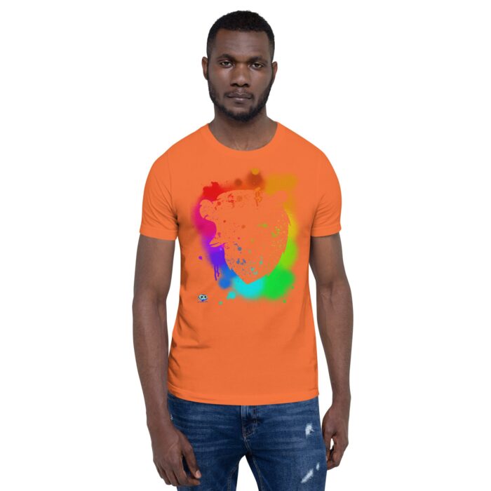 Short Sleeve Tee - Bear Paint Rainbow - Image 11