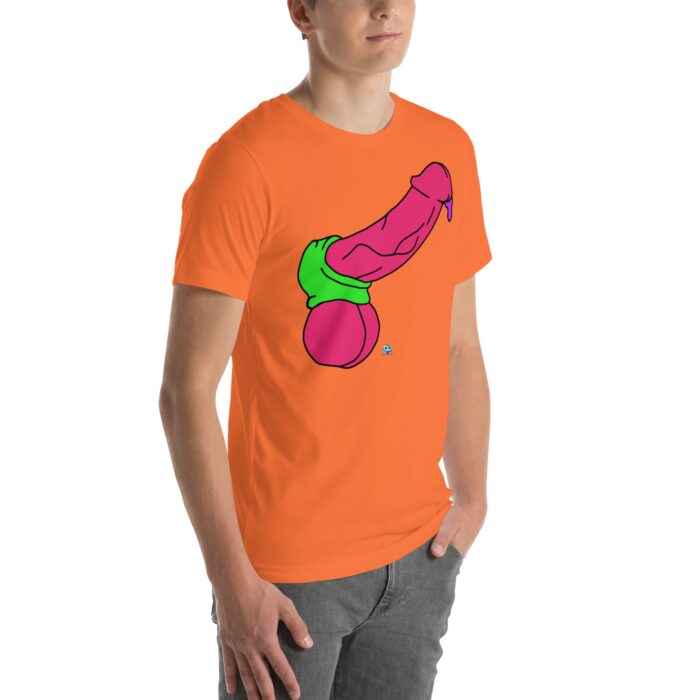 Short Sleeve Tee - Pop Art Cock and Ball Stretcher - Image 60