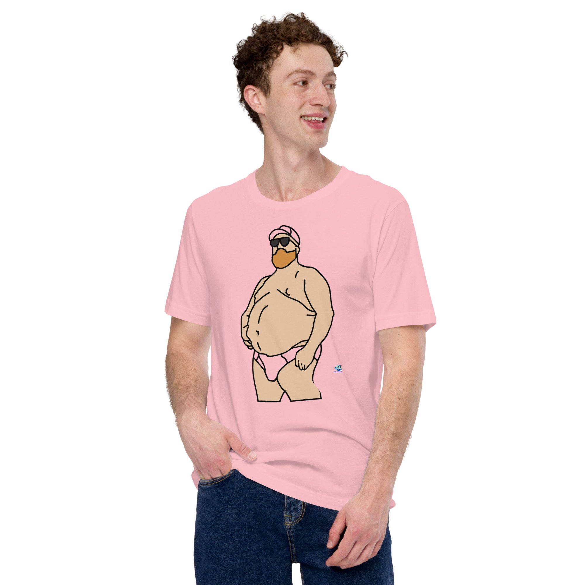 Short Sleeve Tee - Chub in Hat - Image 12