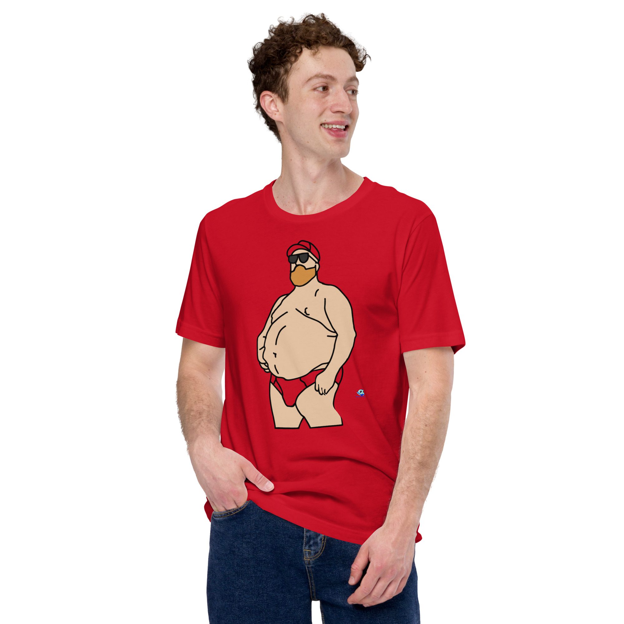 Short Sleeve Tee - Chub in Hat - Image 3