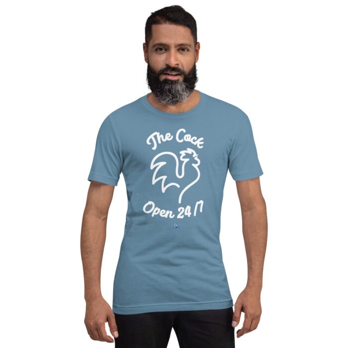 Short Sleeve Tee - The Cock Open 24/7 - Image 8