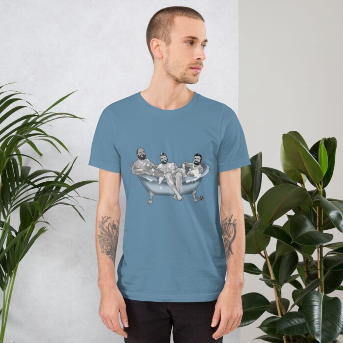 Short Sleeve Tee - 3 Bears in a Tub - Image 33
