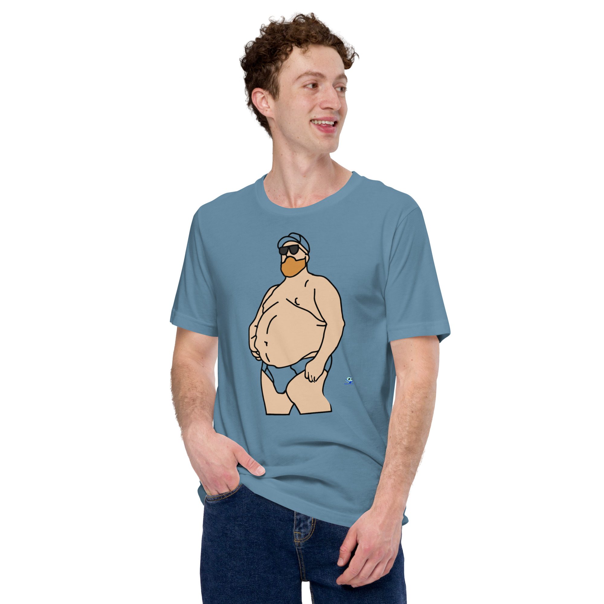 Short Sleeve Tee - Chub in Hat - Image 9