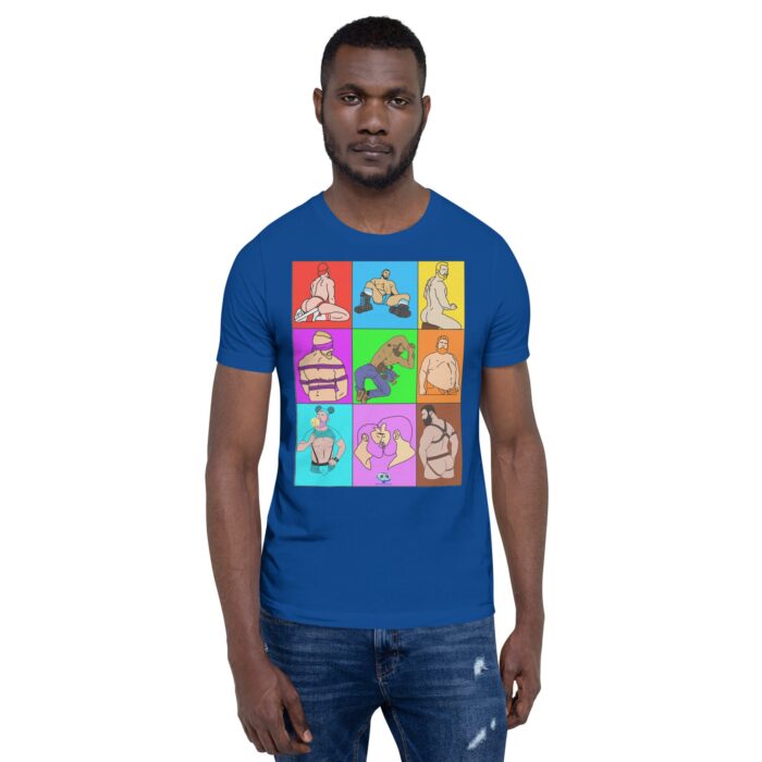 Short Sleeve Tee - Color Block Dudes - Image 5