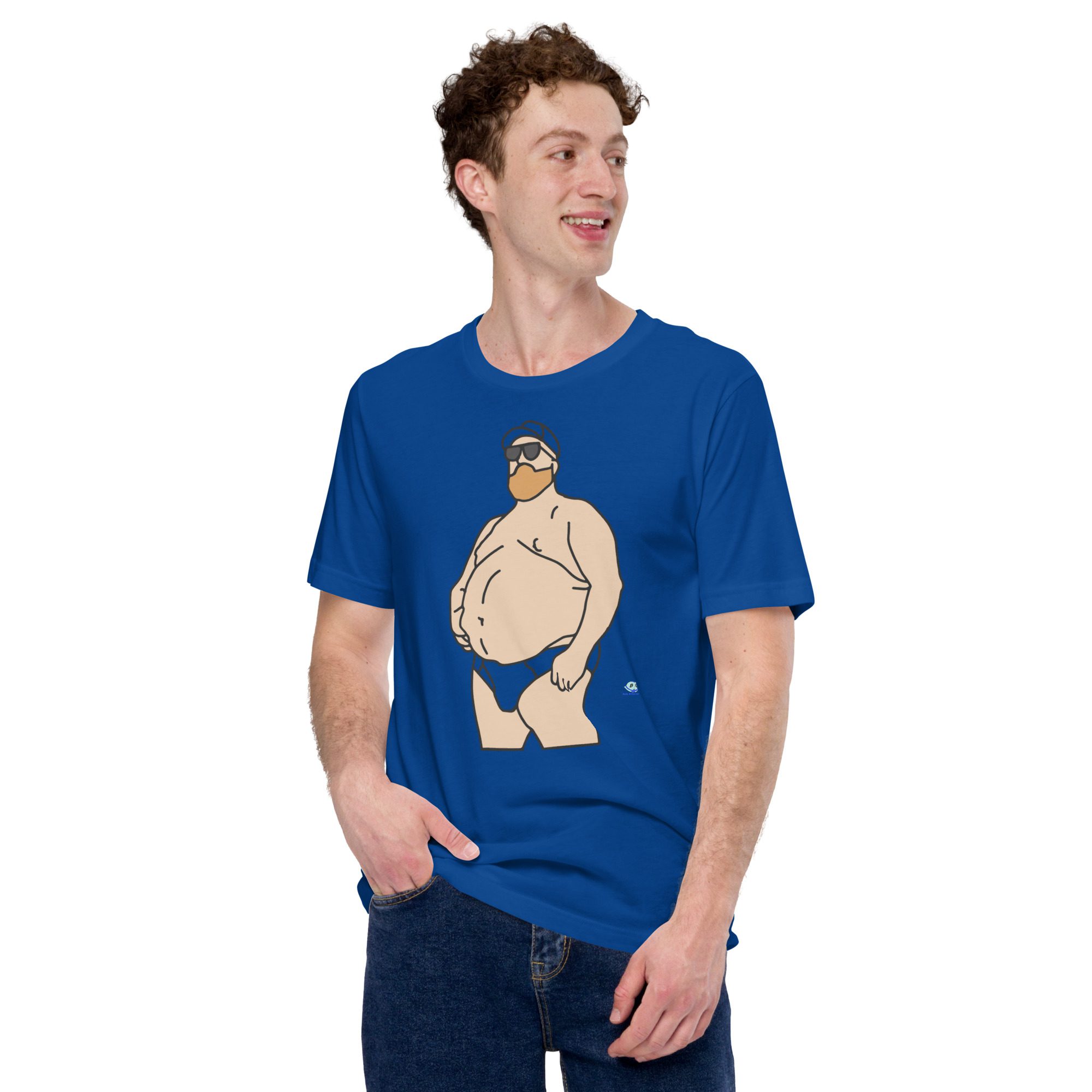 Short Sleeve Tee - Chub in Hat - Image 4