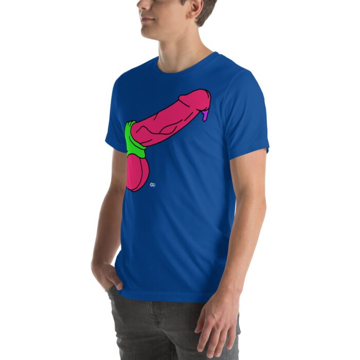 Short Sleeve Tee - Pop Art Cock and Ball Stretcher - Image 23