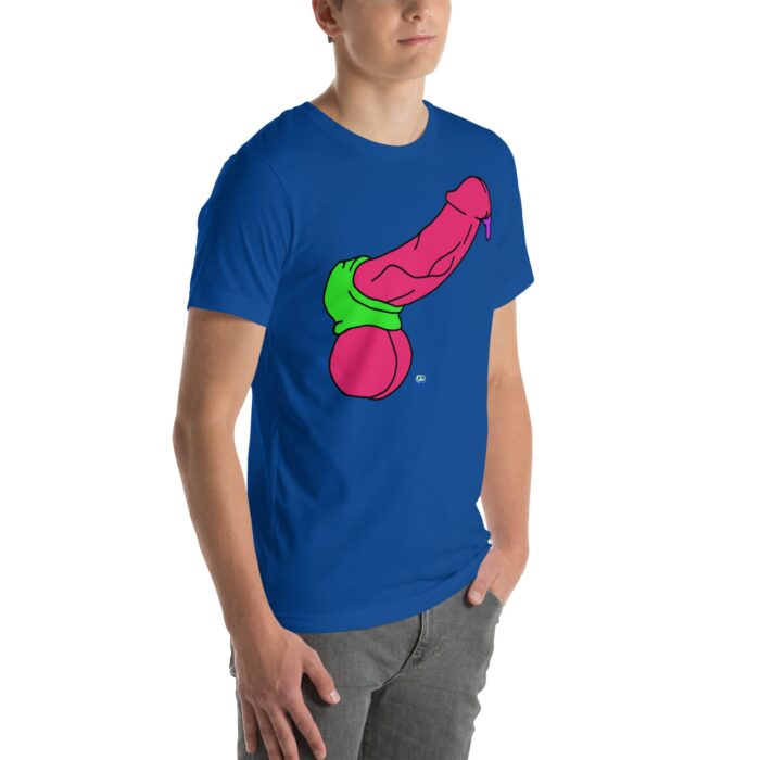 Short Sleeve Tee - Pop Art Cock and Ball Stretcher - Image 25
