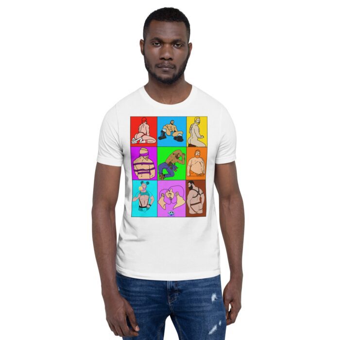 Short Sleeve Tee - Color Block Dudes - Image 14