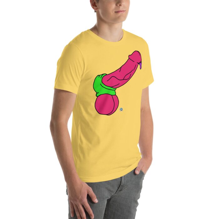 Short Sleeve Tee - Pop Art Cock and Ball Stretcher - Image 84