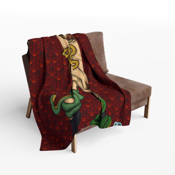 Arctic Fleece Blanket - Year of the Snake - Image 4