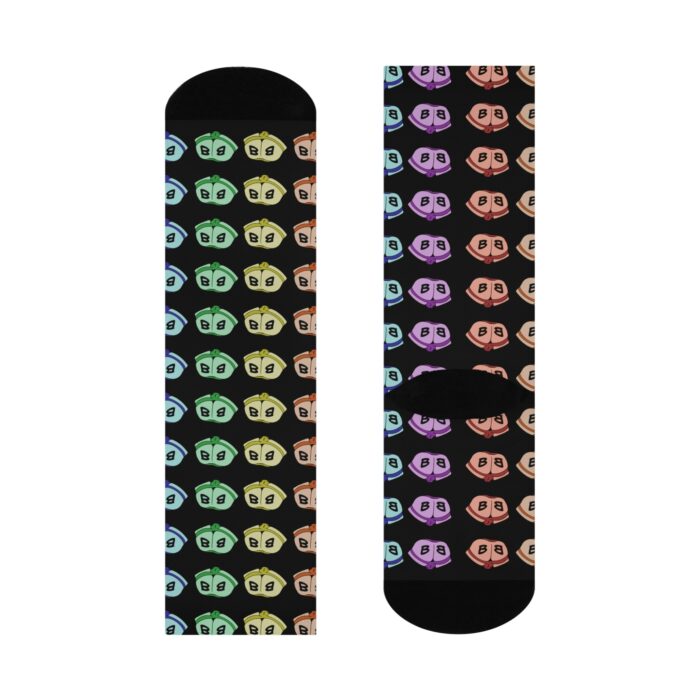 Crew Socks - Little Rainbow Butts - Image 4