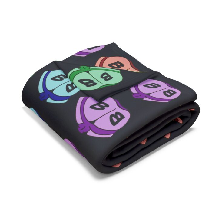 Arctic Fleece Blanket - Little Rainbow Butts - Image 7