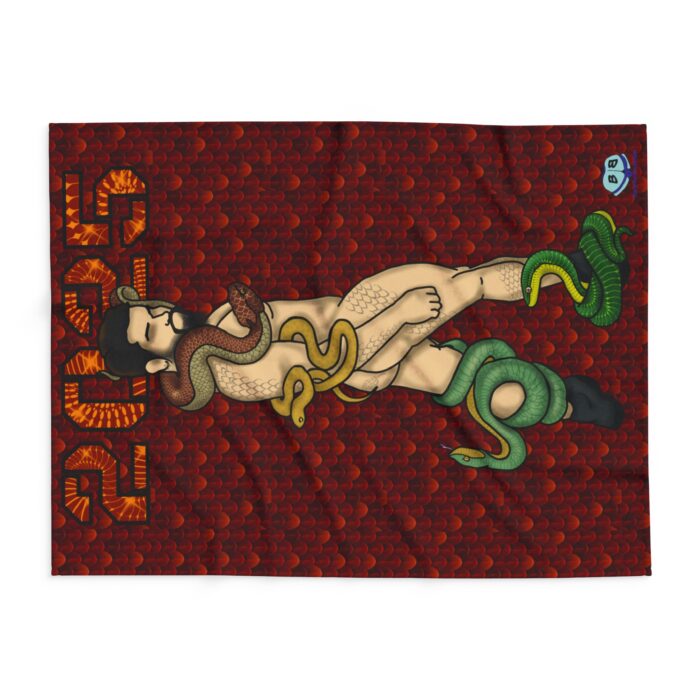 Arctic Fleece Blanket - Year of the Snake - Image 6