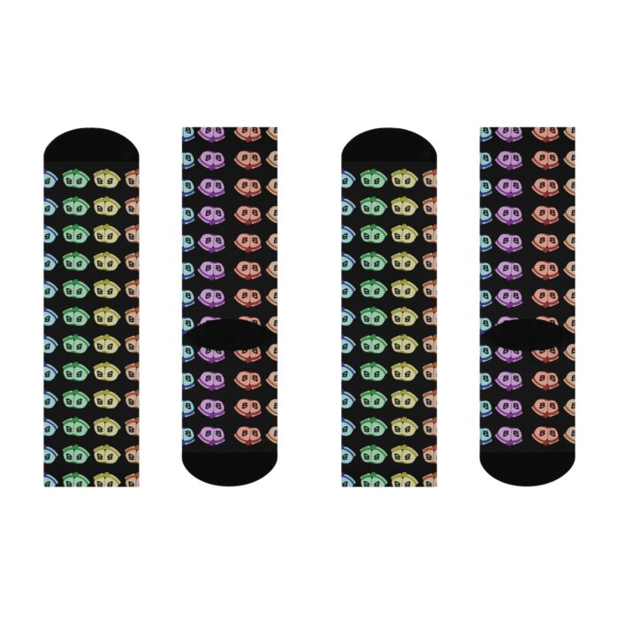 Crew Socks - Little Rainbow Butts - Image 3