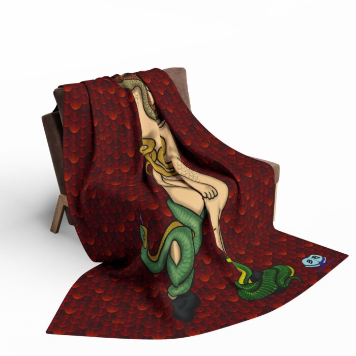 Arctic Fleece Blanket - Year of the Snake - Image 8