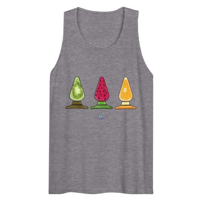 Men’s premium tank top - Fruity Butt Plugs - Image 10