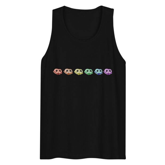 Men’s premium tank top - Little Rainbow Butts