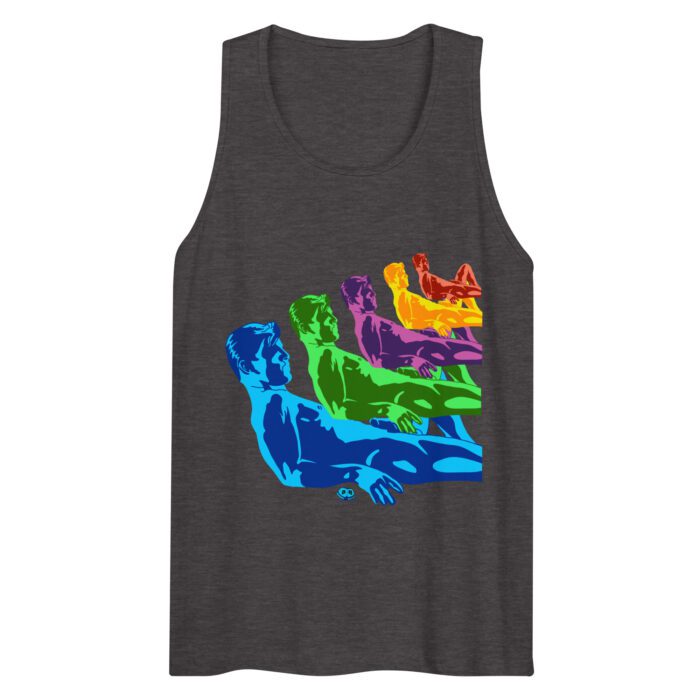 Men’s premium tank top - Helping Hands