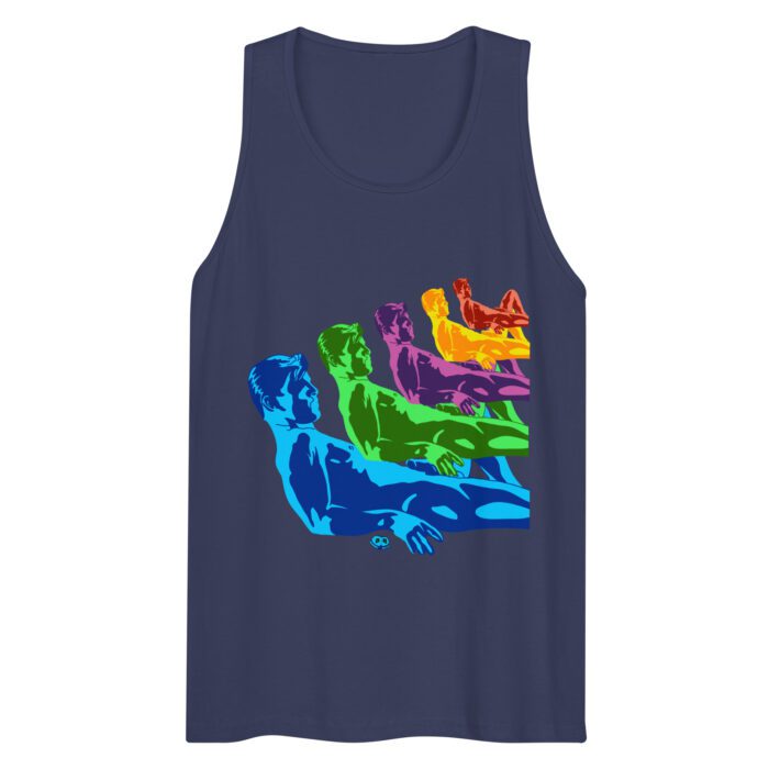 Men’s premium tank top - Helping Hands - Image 5