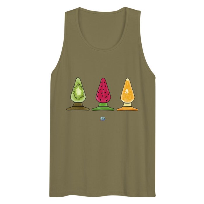 Men’s premium tank top - Fruity Butt Plugs - Image 8