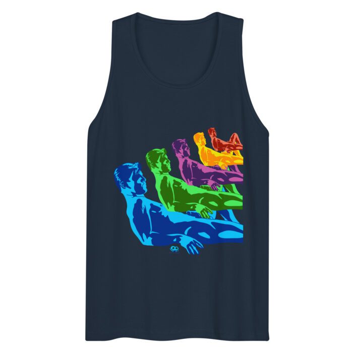 Men’s premium tank top - Helping Hands - Image 4