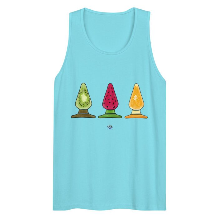 Men’s premium tank top - Fruity Butt Plugs - Image 12