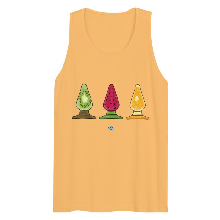 Men’s premium tank top - Fruity Butt Plugs - Image 11