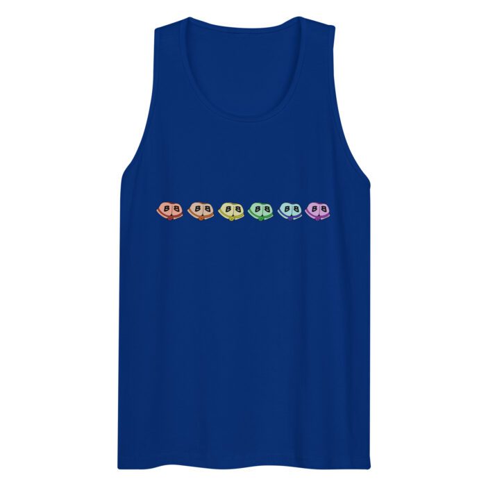 Men’s premium tank top - Little Rainbow Butts - Image 2